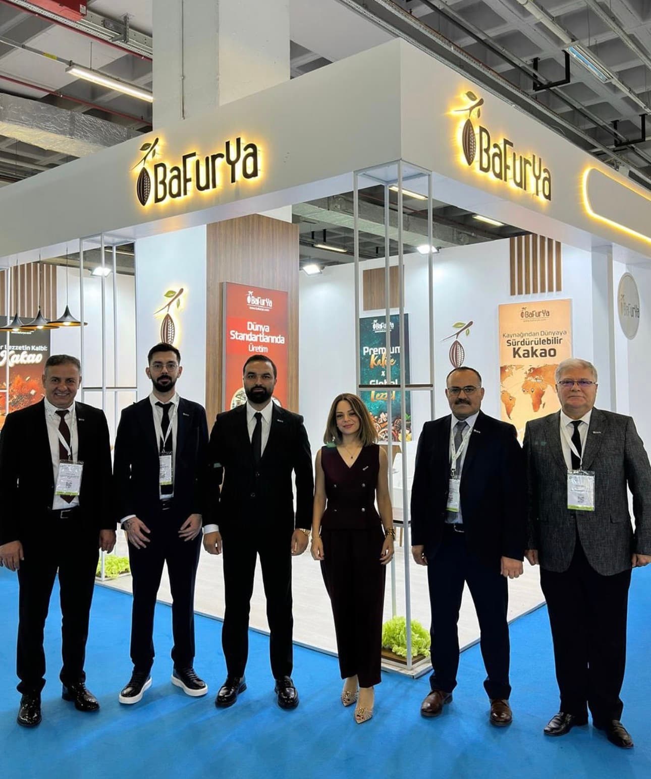 The Bafurya Team at the Trade Fair